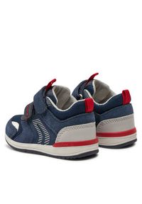 Geox Sneakersy B Rishon B. B B150RB 02214 C4002 Granatowy. Kolor: niebieski. Materiał: zamsz, skóra #3