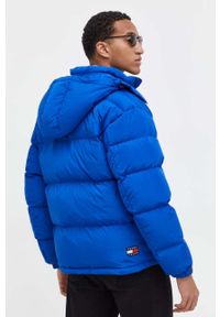 Tommy Jeans kurtka puchowa męska kolor niebieski zimowa. Kolor: niebieski. Materiał: puch. Sezon: zima #4