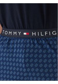 TOMMY HILFIGER - Tommy Hilfiger Piżama UM0UM03834 Granatowy Regular Fit. Kolor: niebieski. Materiał: bawełna #3