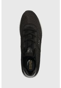 MICHAEL Michael Kors sneakersy Monique kolor czarny 43F3MQFSAM. Nosek buta: okrągły. Zapięcie: sznurówki. Kolor: czarny. Materiał: guma. Obcas: na platformie #4