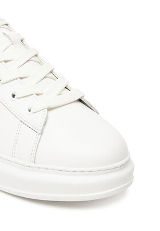 Karl Lagerfeld - KARL LAGERFELD Sneakersy KL52535A Biały. Kolor: biały. Materiał: skóra