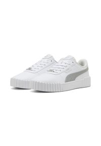 Puma - Damskie sneakersy Carina 3.0 Day Night PUMA White Silver Metallic. Okazja: na co dzień. Kolor: szary, biały, wielokolorowy. Sport: tenis