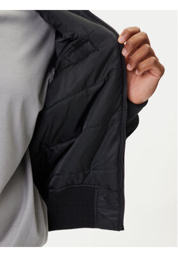 Alpha Industries Kurtka bomber MA-1 Zip Hood Back Print 128113 Czarny Regular Fit. Kolor: czarny. Materiał: syntetyk. Wzór: nadruk
