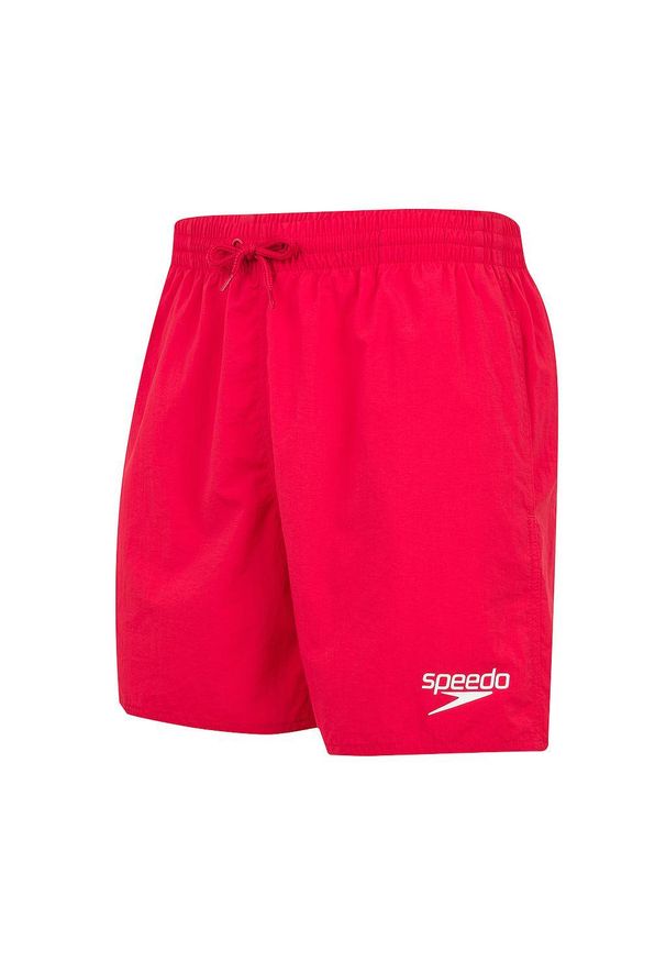 Speedo - Szorty pływackie męskie speedo essentials 16 watershort. Kolor: czerwony. Materiał: poliester. Styl: sportowy