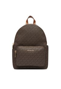 MICHAEL Michael Kors Plecak Tanner 30T5GTNB2B Brązowy. Kolor: brązowy. Materiał: skóra