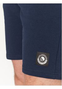 Blend Szorty sportowe 20718064 Granatowy Regular Fit. Kolor: niebieski. Materiał: bawełna. Styl: sportowy