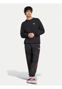 Adidas - adidas Bluza Trefoil Essentials IW5792 Czarny Regular Fit. Kolor: czarny. Materiał: bawełna