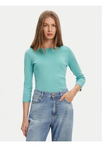 United Colors of Benetton - United Colors Of Benetton Bluzka 3GA2E16A1 Zielony Regular Fit. Kolor: zielony. Materiał: bawełna #1