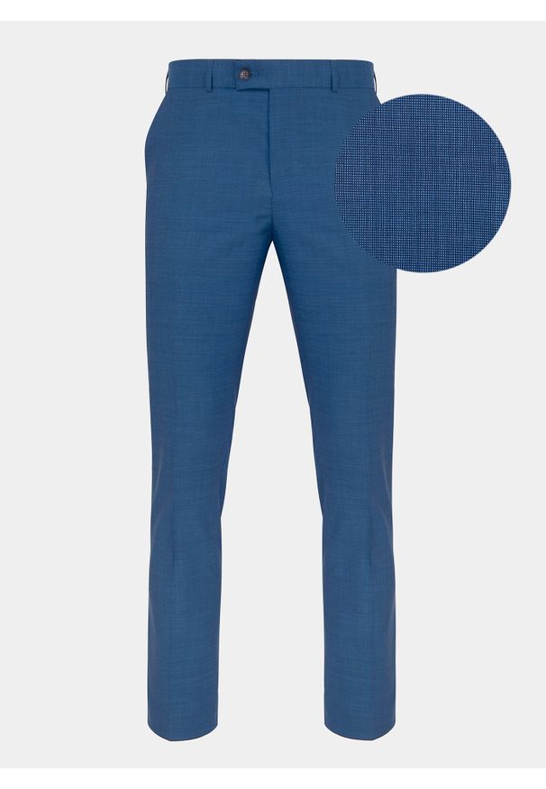 Pako Lorente - PAKO LORENTE – Spodnie męskie garniturowe P21SP-6G-056-N. Materiał: wełna. Sezon: wiosna, lato