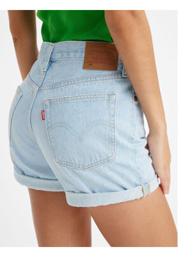 Levi's® Szorty jeansowe 501® 299610034 Niebieski Loose Fit. Kolor: niebieski. Materiał: bawełna, jeans