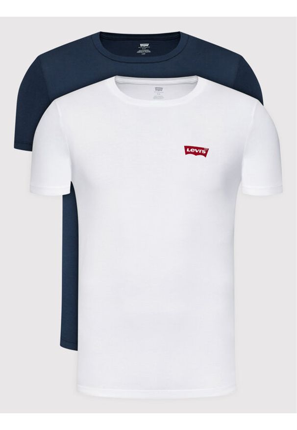 Levi's® Komplet t-shirtów 79681-0027 Granatowy Slim Fit. Kolor: niebieski. Materiał: bawełna