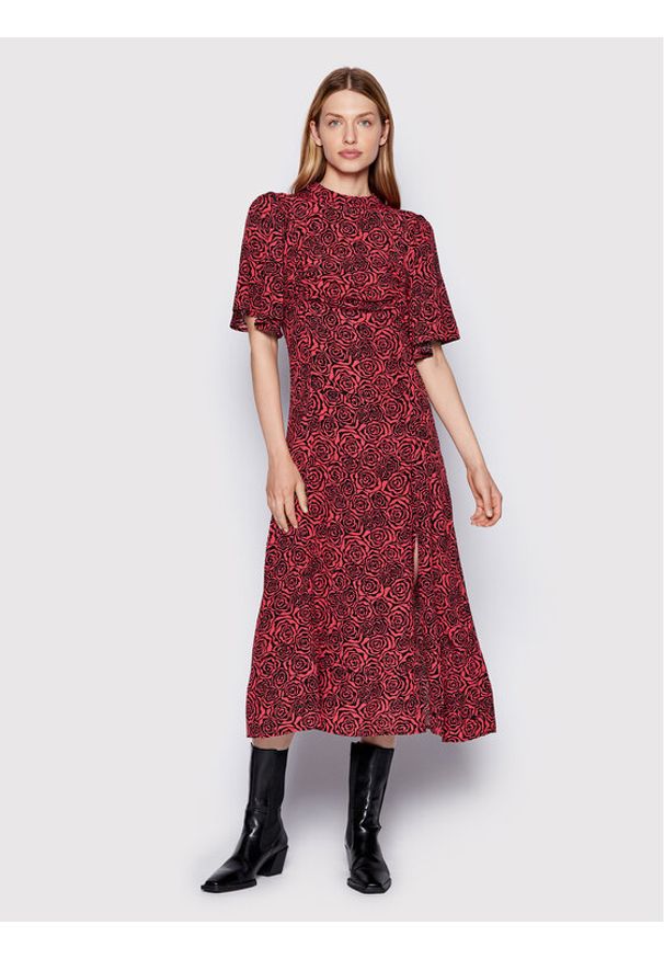 GESTUZ - Gestuz Sukienka codzienna Rosygz 10906299 Różowy Regular Fit. Okazja: na co dzień. Kolor: różowy. Materiał: wiskoza. Typ sukienki: proste. Styl: casual