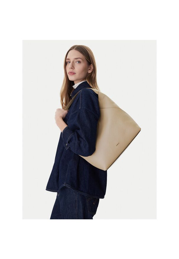 Torebka Furla. Kolor: beżowy