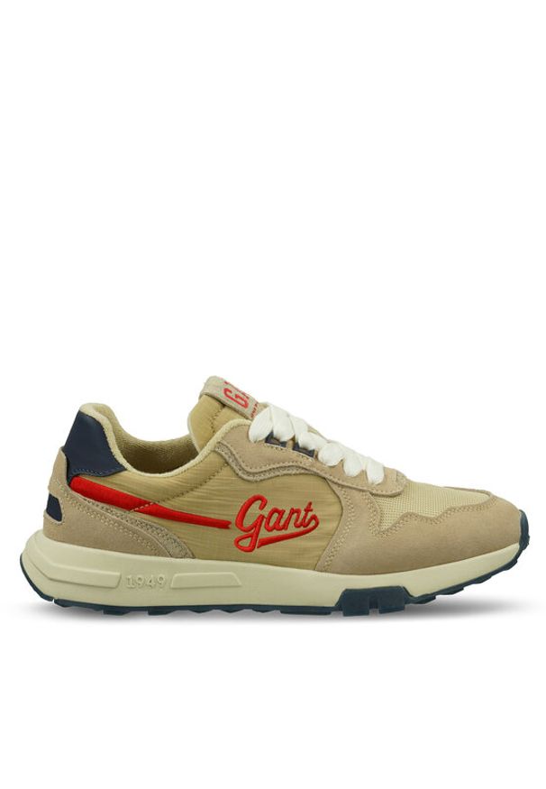 GANT - Gant Sneakersy 30633917 Beżowy. Kolor: beżowy. Materiał: zamsz, skóra