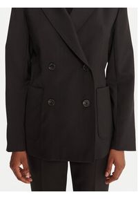 Weekend Max Mara Marynarka Ornati 2525046012 Czarny Slim Fit. Kolor: czarny. Materiał: wełna #3