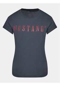 Mustang T-Shirt Alina 1013222 Granatowy Regular Fit. Kolor: niebieski. Materiał: bawełna #7