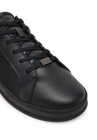 Calvin Klein Sneakersy Low Top Lace Up Eyelet Jaq Mono HM0HM01815 Czarny. Kolor: czarny. Materiał: skóra