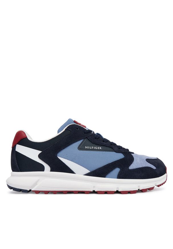 TOMMY HILFIGER - Sneakersy Tommy Hilfiger. Kolor: niebieski. Sport: outdoor