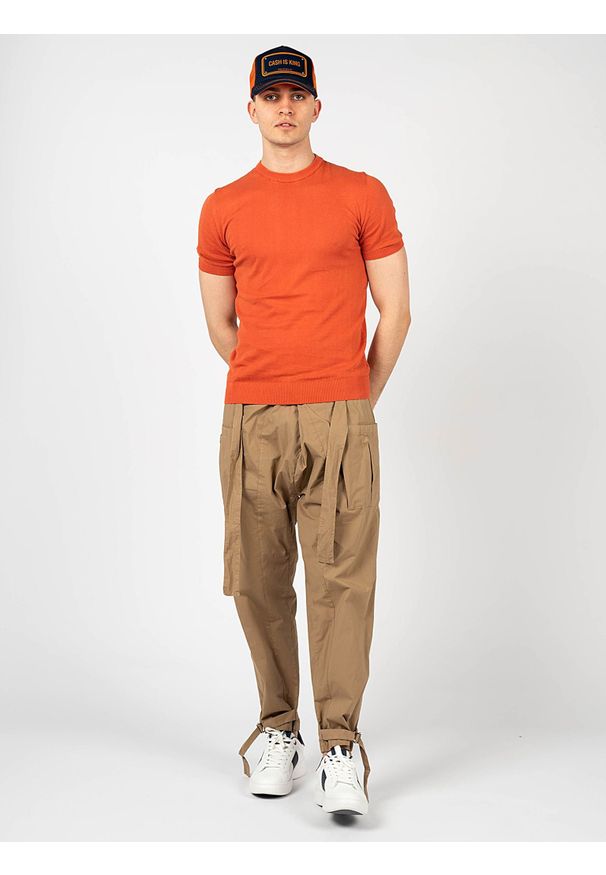 Xagon Man T-Shirt | P23 081K 1200K | Mężczyzna | Pomarańczowy. Okazja: na co dzień. Kolor: pomarańczowy. Materiał: bawełna. Styl: casual