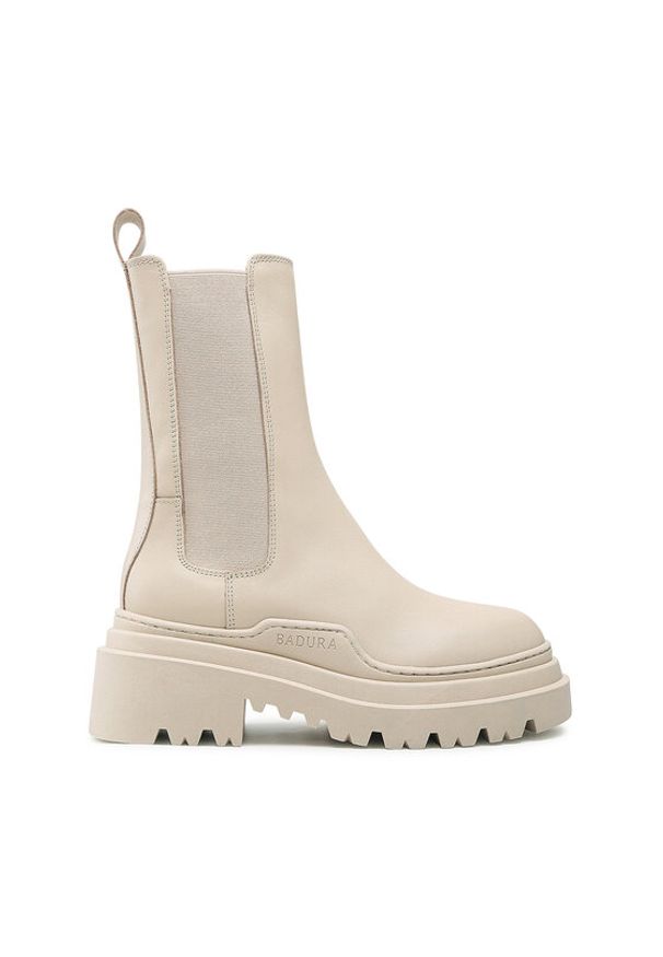 Badura Sztyblety 2131 Beżowy. Kolor: beżowy. Materiał: skóra