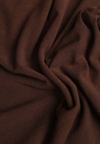 Renee - Brązowa Marszczona Bluzka z Wiskozą i Bawełną Trihal. Okazja: na co dzień. Kolor: brązowy. Materiał: wiskoza, bawełna. Styl: casual #5