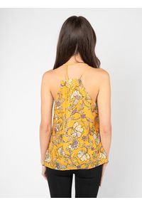Patrizia Pepe Top | 2C1373/A044 | Kobieta | Pomarańczowy. Okazja: na co dzień. Kolor: pomarańczowy. Materiał: jedwab. Długość rękawa: na ramiączkach. Wzór: aplikacja. Sezon: lato. Styl: casual, elegancki #3