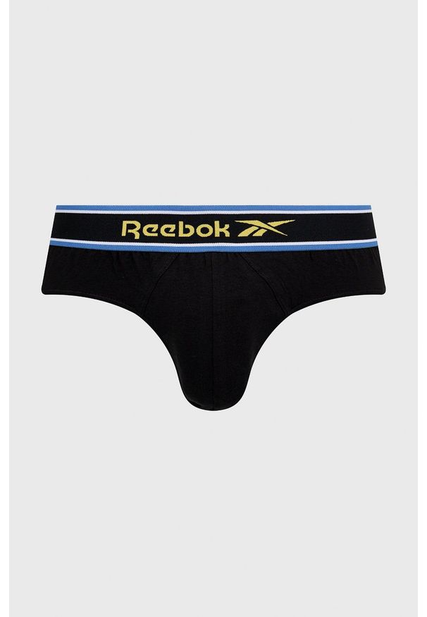 Reebok slipy męskie kolor czarny. Kolor: czarny