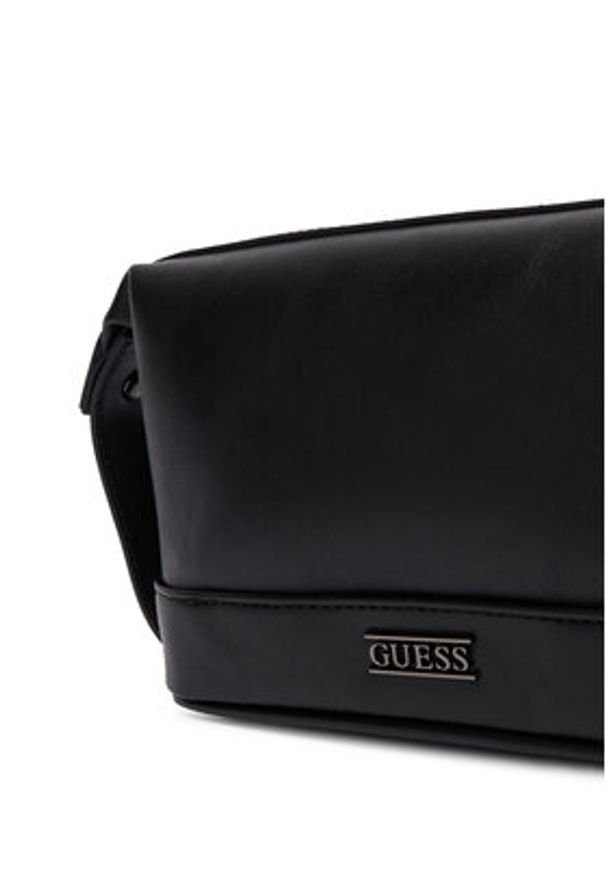 Guess Kosmetyczka PMBOCA P5456 Czarny. Kolor: czarny. Materiał: skóra