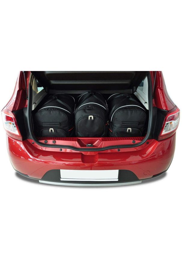 KJUST - Torby Do Bagażnika Dacia Sandero 2011-2020 3Szt Kjust. Kolor: czarny. Styl: sportowy