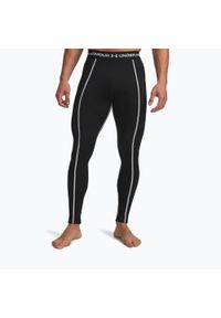 Legginsy Under Armour Cold Weather Grid. Kolor: czarny. Sport: fitness #1