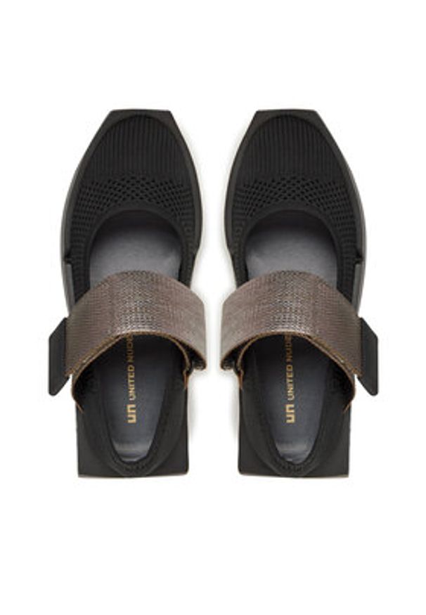 United Nude Półbuty Mega MJ 10724560117 Czarny. Kolor: czarny. Materiał: materiał