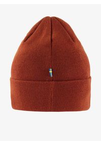Fjällräven - Czapka zimowa Fjallraven Vardag Classic Beanie - terracotta brown. Kolor: czerwony. Sezon: zima. Styl: sportowy