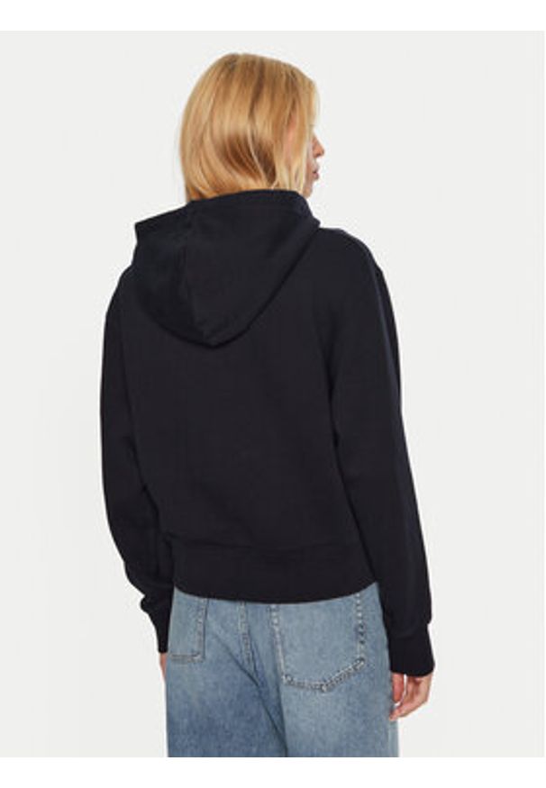 TOMMY HILFIGER - Tommy Hilfiger Bluza WW0WW42896 Granatowy Regular Fit. Kolor: niebieski. Materiał: bawełna