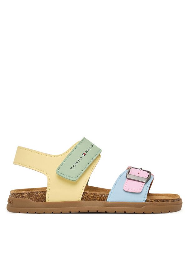 TOMMY HILFIGER - Sandały Tommy Hilfiger. Wzór: kolorowy