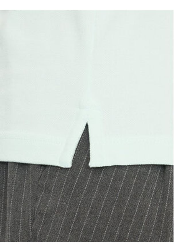 Calvin Klein Polo K10K111196 Zielony Slim Fit. Typ kołnierza: polo. Kolor: zielony. Materiał: bawełna
