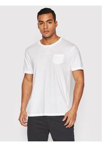 Brave Soul T-Shirt MTS-149ARKHAMN Biały Regular Fit. Kolor: biały. Materiał: bawełna