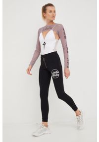 LABELLAMAFIA - LaBellaMafia body damskie kolor biały. Kolor: biały. Materiał: dzianina #2