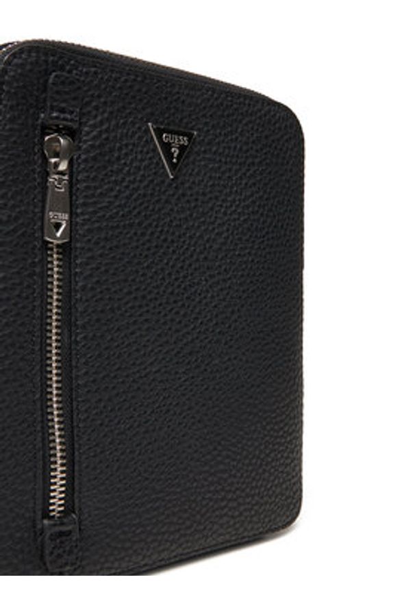 Guess Saszetka HMTOGR P5218 Czarny. Kolor: czarny. Materiał: skóra