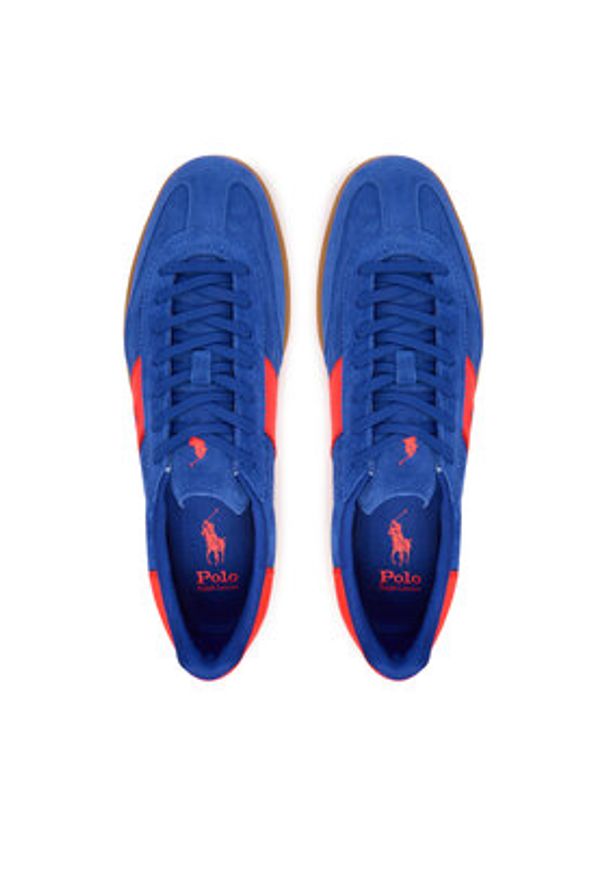 Polo Ralph Lauren Sneakersy 809P07172001 Niebieski. Kolor: niebieski. Materiał: zamsz, skóra