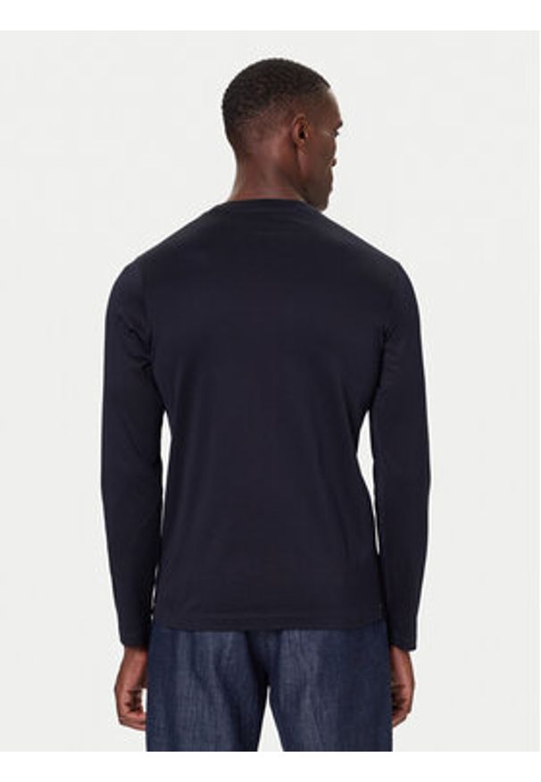 PAUL & SHARK - Paul&Shark Longsleeve 15311611 Granatowy Regular Fit. Kolor: niebieski. Materiał: bawełna. Długość rękawa: długi rękaw