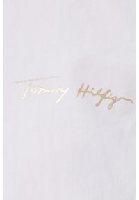 TOMMY HILFIGER - Tommy Hilfiger - Koszula bawełniana. Okazja: na co dzień. Kolor: biały. Materiał: bawełna. Długość rękawa: długi rękaw. Długość: długie. Styl: casual #3