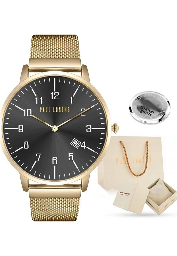 Zegarek damski Paul Lorens KADOMA-1D1 Z GRAWEREM