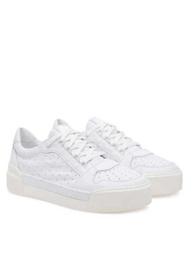 Vic Matié Sneakersy 1G8752U V02BQWB015 Srebrny. Kolor: srebrny. Materiał: skóra