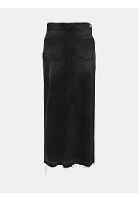 JDY Spódnica jeansowa Bella 15317441 Czarny Regular Fit. Kolor: czarny. Materiał: bawełna #6