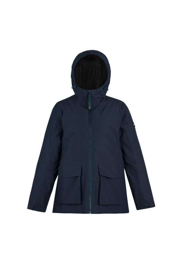 Regatta - Kurtka damska przejściowa ocieplana przeciwdeszczowa Melane. Kolor: czarny. Materiał: puch, materiał. Sport: turystyka piesza