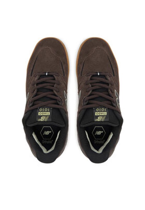 New Balance Sneakersy NM1010BN Brązowy. Kolor: brązowy. Materiał: skóra
