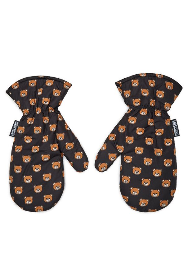 MOSCHINO Rękawiczki Damskie 65393 M3003 Czarny. Kolor: czarny. Materiał: poliester