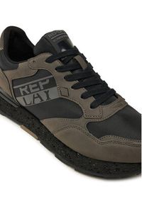 Replay - REPLAY Sneakersy Arthur Street Lace-Up Sneakers GMS68.000.C0089S Czarny. Kolor: czarny. Materiał: materiał