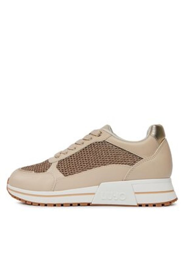 Liu Jo Sneakersy Johanna 01 BA4077 EX108 Beżowy. Kolor: beżowy. Materiał: materiał