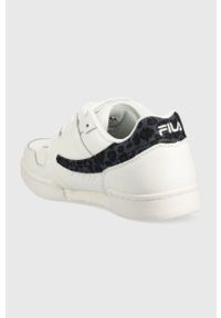 Fila sneakersy skórzane Arcade kolor biały. Nosek buta: okrągły. Zapięcie: sznurówki. Kolor: biały. Materiał: skóra #5